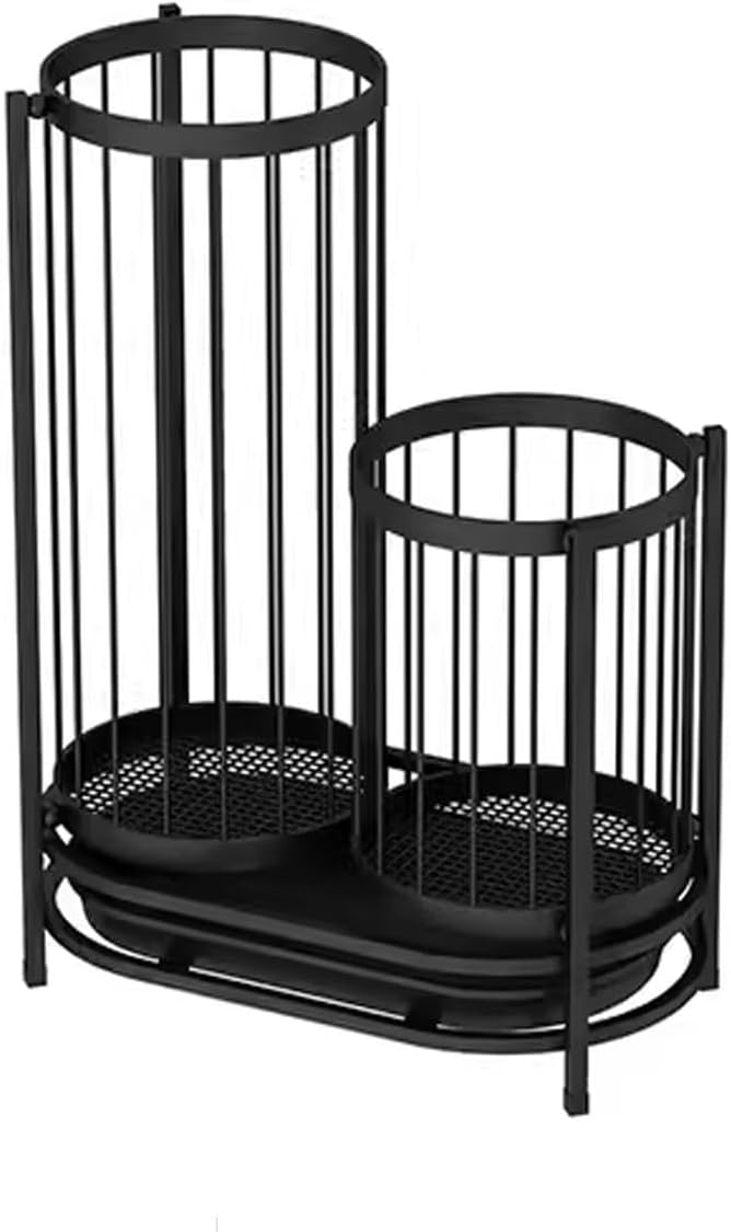 信楽焼傘立て 呉須絵 高さ43cm 傘立て 信楽焼